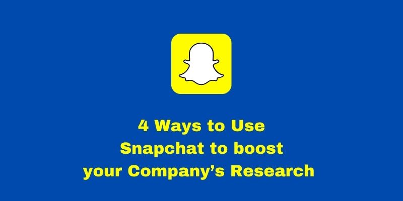 Snapchat for Company Research